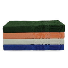 Toalha de Rosto Jacquard Aveludada Jasmim - 45x75cm