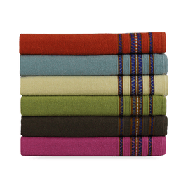 Kit 6 Toalhas De Banho 100% Algodão Treviso - 70x130cm