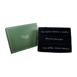 Kit Barbearia com 3 Toalhas Paris - 100% Algodão - Personalize a sua!