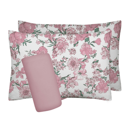 Jogo de Lençol c/ 3 Peças para Cama King - Linha Esplendor - Fio 30/1 Penteado - 100% Algodão