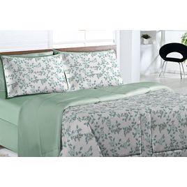 Jogo de Lençol 3 Peças P/ Cama Casal Refinada - 100% Algodão